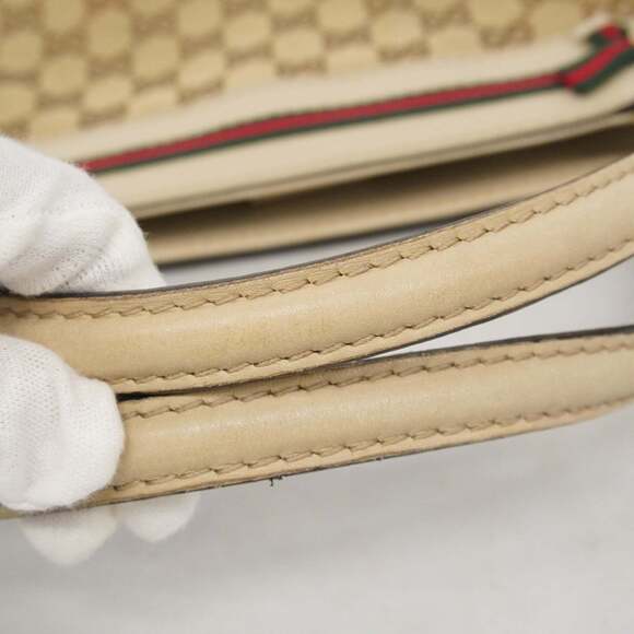 Gucci GG Canvas Sherry Line Tote Bag 257061 Brown Women's - Picture 16 of 16